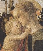 Sandro Botticelli Madonna of the Rose Garden or Madonna and Child with St John the Baptist France oil painting artist